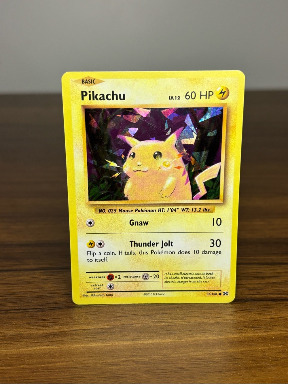 Pikachu Pokemon TCG Deck Exclusives Cracked Ice Holo 35/108